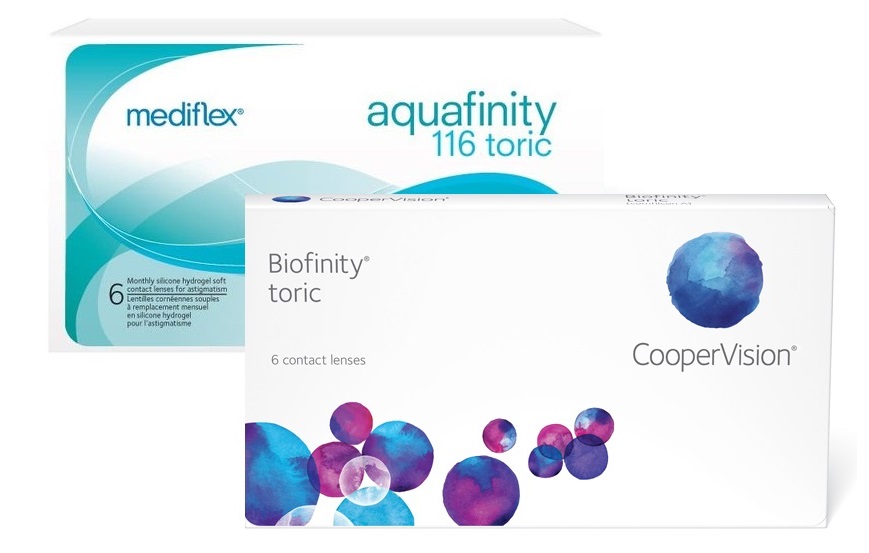 verre de contact coopervision biofinity torique