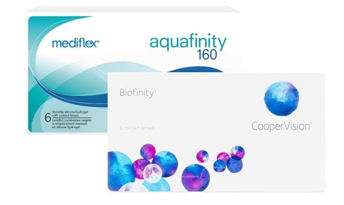 verre de contact mediflex aquafinity 160