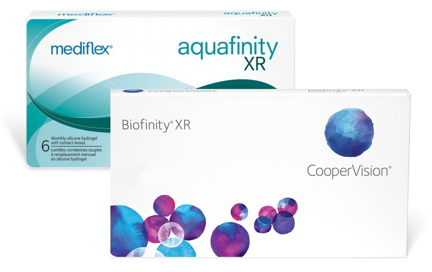 AQUAFINITY XR Bo tes de 6 Verres de contact mensuels Maranda