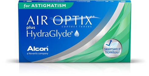 verre de contact alcon air optix hydraglyde astigmatisme