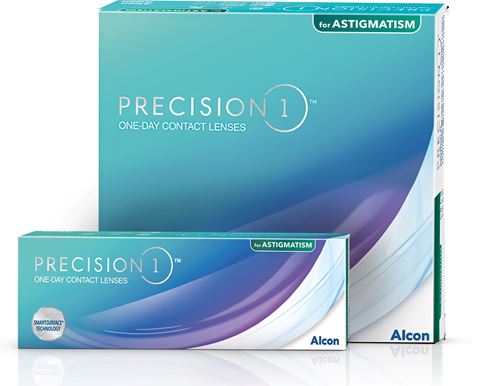 verre de contact alcon precision 1 astigmatisme