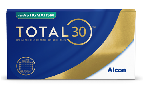 verre de contact alcon total 30 astigmatisme