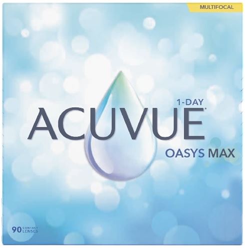 verres de contact acuvue oasys max multifocal 1 jour boite de 90