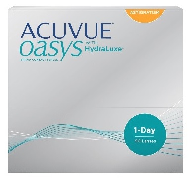 verres de contact acuvue oasys astigmatisme 1 jour boite de 90