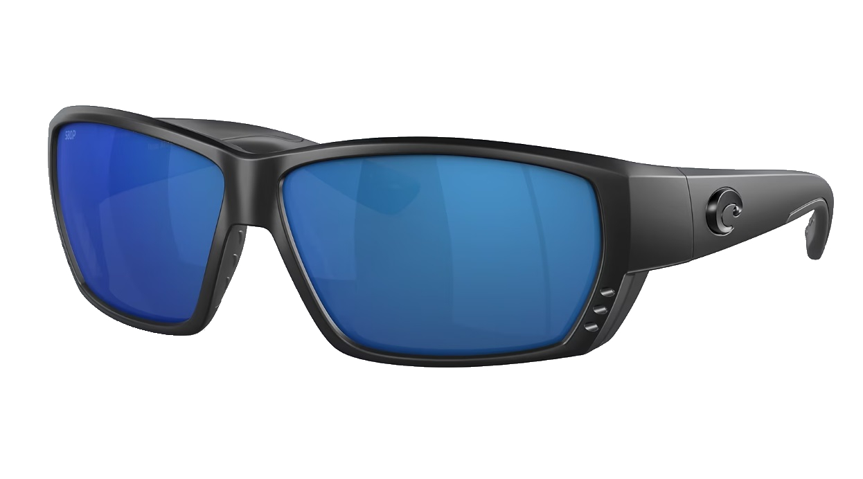 Occhiali Da Sole Costa Del Mar Tuna Alley TA 188 &ndash; Acciaio Opaco E Lenti Polarizzate Blu 580G